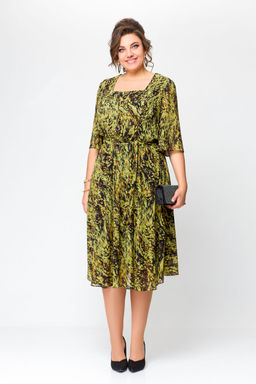 Блуза Swallow 803.2 черный+серебряный узор фото 1035