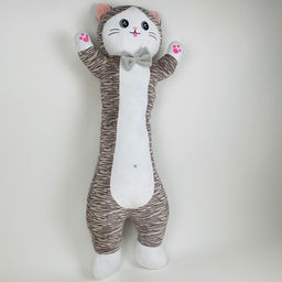 Мягкая игрушка Полосатый длинный кот 105 см - Storyland фото 4