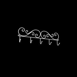 Вешалка Кружева 5 (Белый) - Зм фото 3