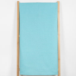 21С105-ШР+Гл 65*95 Полотенце Суфле плюс цв. 700 рис. 815 светло-бирюзовый