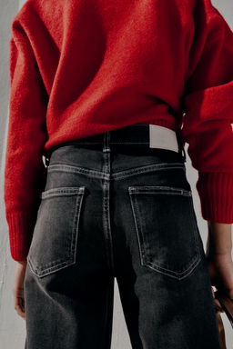 Z.01 HIGH-WAIST MOM FIT JEANS - Zara фото 7