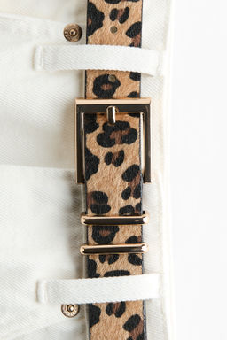 Belted Straight High Jeans - H&m фото 3