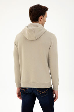 Мужской базовый свитшот светло-хаки - U.s. polo assn фото 5