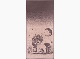 Полотенце махровое 6с102.411ж1 Волшебная ночь(т.с.мальв1) 67х150см