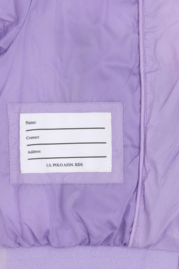 Сиреневое пальто для девочки - U.s. polo assn фото 4