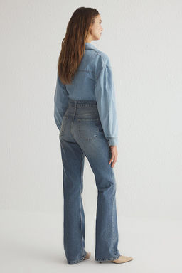 Mavi Premium Yuksek Bel Flare Jeans TWOSS25JE00087 - Trendyolmilla фото 5