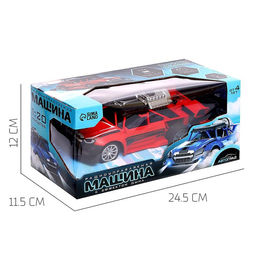 Машина радиоуправляемая SMOKE, эффект дыма, свет, цвет красный - Автоград фото 10