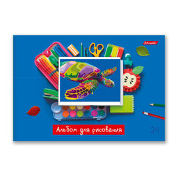 Светоч Альбом для рисования 100 г/м2 A4 29 х 20.5 см 24 л. на скобе 20 шт. 24АЛСК4_000209 Моё творчество