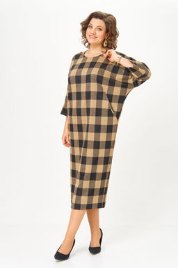 Платье Michel Chic 2196 клетка  фото 3