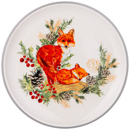 ТАРЕЛКА ЗАКУСОЧНАЯ AGNESS С НОВЫМ ГОДОМ! 21 СМ