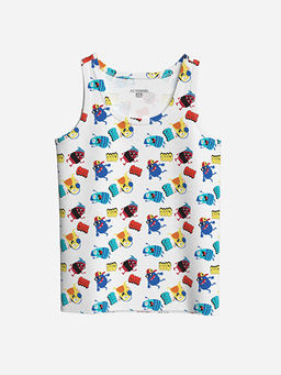 Bisiklet Yaka Erkek ?ocuk Atlet 2li - Waikiki фото 3