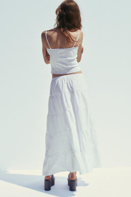 PANELLED LONG SKIRT - Zara фото 5