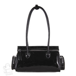 Сумка женская кожаная 3350Q black Polina&Eiterou