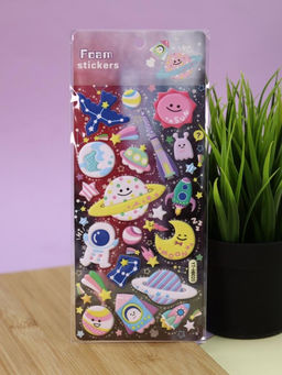 Наклейки объемные "Space" (9*22,5 см)