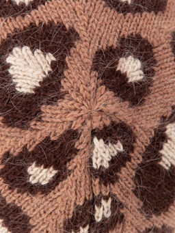 Шапка жен. анг+нейл LB-N88048 taupe/d.brown - Labbra фото 3