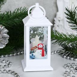 Фонарь светодиодный 13 см / JSFD02white /уп 12/240/новогодний/белый - Галеонтрейд фото 5