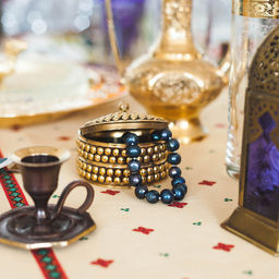 Шкатулка «Королевская», 7×7×5.5 см, латунь