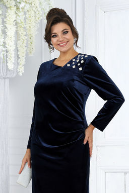 Платье Ninele 7431-Р темно-синий - Mira fashion фото 611