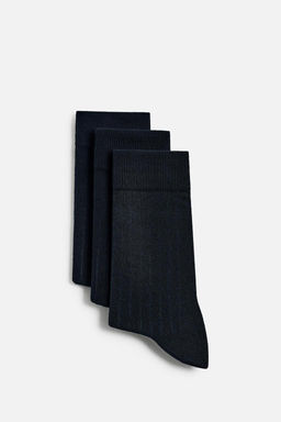 PACK OF 3 TEXTURED SOCKS - Zara фото 7