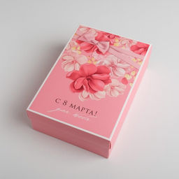 Коробка подарочная складная, упаковка, «С 8 марта», 30×20×9 см