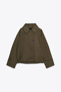 ZW COLLECTION WATER-REPELLENT TRENCH COAT - Zara фото 8