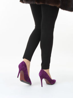 06-A88A-631MD VIOLET Туфли женские (натуральная замша)