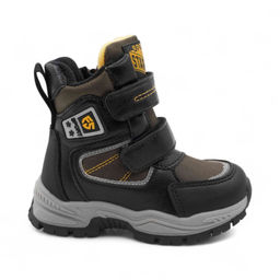 Ботинки мембранные на меху В6671-9 хаки - BONCY фото 2