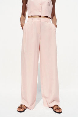 WIDE-LEG TROUSERS WITH DARTS - Zara фото 2