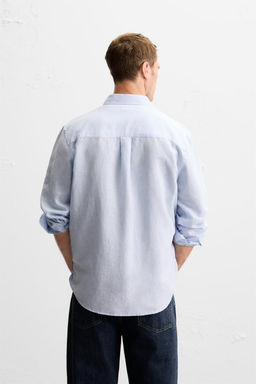 COTTON - LINEN SHIRT - Zara фото 30