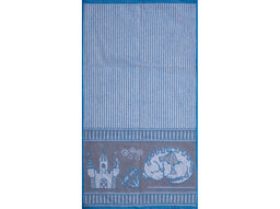 6с103.412ж1 Драко-вельвет (синий2) Полотенце махровое 50х90см