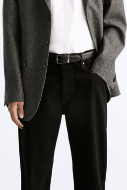 REVERSIBLE LEATHER BELT - Zara фото 2