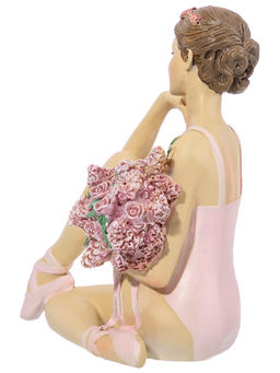Статуэтка 11*7,5*12,5 см Балерина с цветами в розовом  - Elan gallery фото 21
