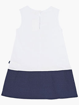 Платье для девочки UD 3315 бел/синий - Mini maxi фото 7