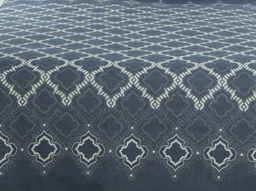 23С201-ШР 150*215 Покрывало "Лорд" цв. 1 рис. 155 темно-серый