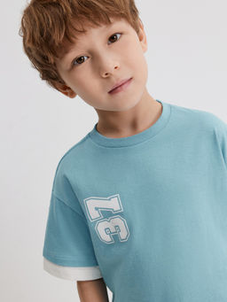 ACOOLA / Футболка детская для мальчиков Ansonia голубой  фото 3