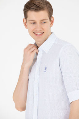 U. S. Polo Assn Мужская белая рубашка с длинным рукавом - U.s. polo assn фото 16
