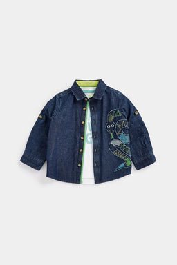 Mothercare / Комплект: футболка, рубашка  фото 3