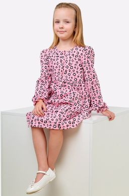 Хлопковое платье для девочки Happyfox