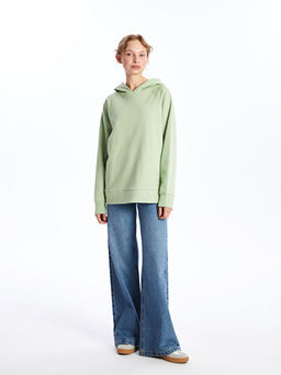 Oversize Kad?n Kal?n Hoodie