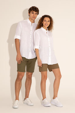 Мужская белая рубашка с длинным рукавом - U.s. polo assn фото 15