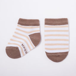 Носки детские «Крошка Я. Пёсик», набор 2 пары, бежево-коричневые, размер 12-14 см (1-2 года)