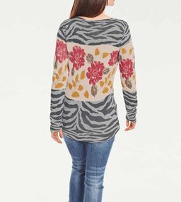 Пуловер, серо-бежевый - Heine фото 4