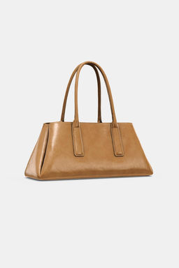 CRACKLED-EFFECT CITY BAG - Zara фото 6