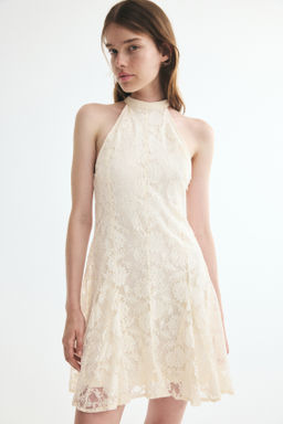 Vestido de encaje con nesgas - H&m фото 5