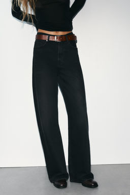 TRF EXTRA WIDE-LEG HIGH-WAIST JEANS - Zara фото 12