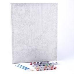 Картина по номерам на новый год на холсте с подрамником «Уют», 40×50 см