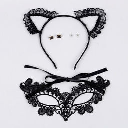 Карнавальный набор Очаровашка, ободок, маска, серьги - Страна карнавалия фото 2