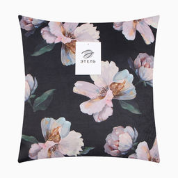 Наволочка декоративная Этель Flowers 45х45см, полиэстер, велюр  фото 5