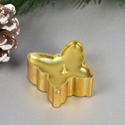 Свеча 12 штук Бабочка / M-1201 /уп 24/96/золото - ГалеонТрейд фото 5