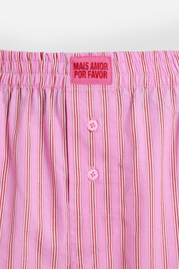 LIMITED EDITION STRIPED POPLIN BOXERS - Zara фото 3